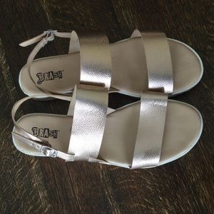 Brash GOLD sandals, ladies size 9.5